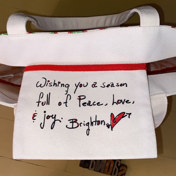 🆕BRIGHTON Canvas “Love & Joy” Tote - Picture 8 of 12